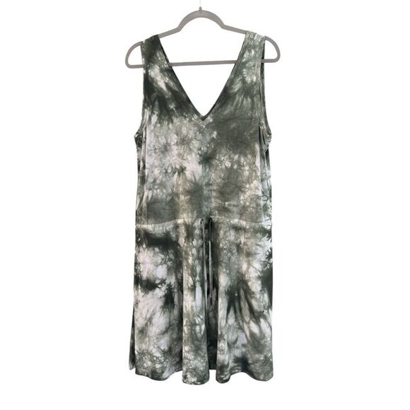 Sweaty Betty Take It Easy Dress Tie Dye Moss Green Size Medium - Picture 2 of 8
